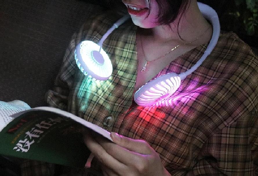 led-kaklo-ventiliatorius