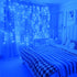 LED USB Užuolaida - Girlianda 3x3m 