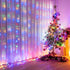 LED USB Užuolaida - Girlianda 3x3m 