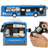Kaug juhitav RC-buss avatavate ustega, sinine