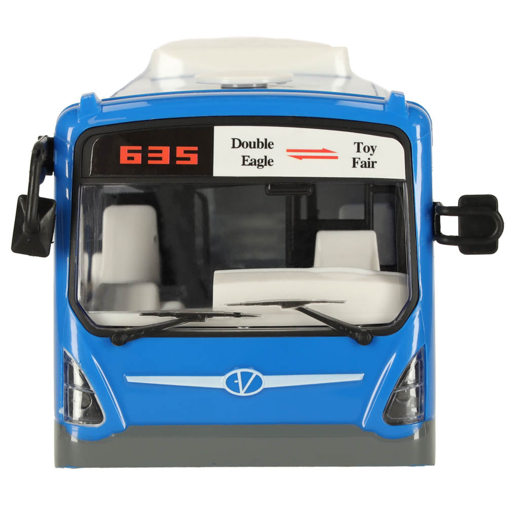 Kaug juhitav RC-buss avatavate ustega, sinine
