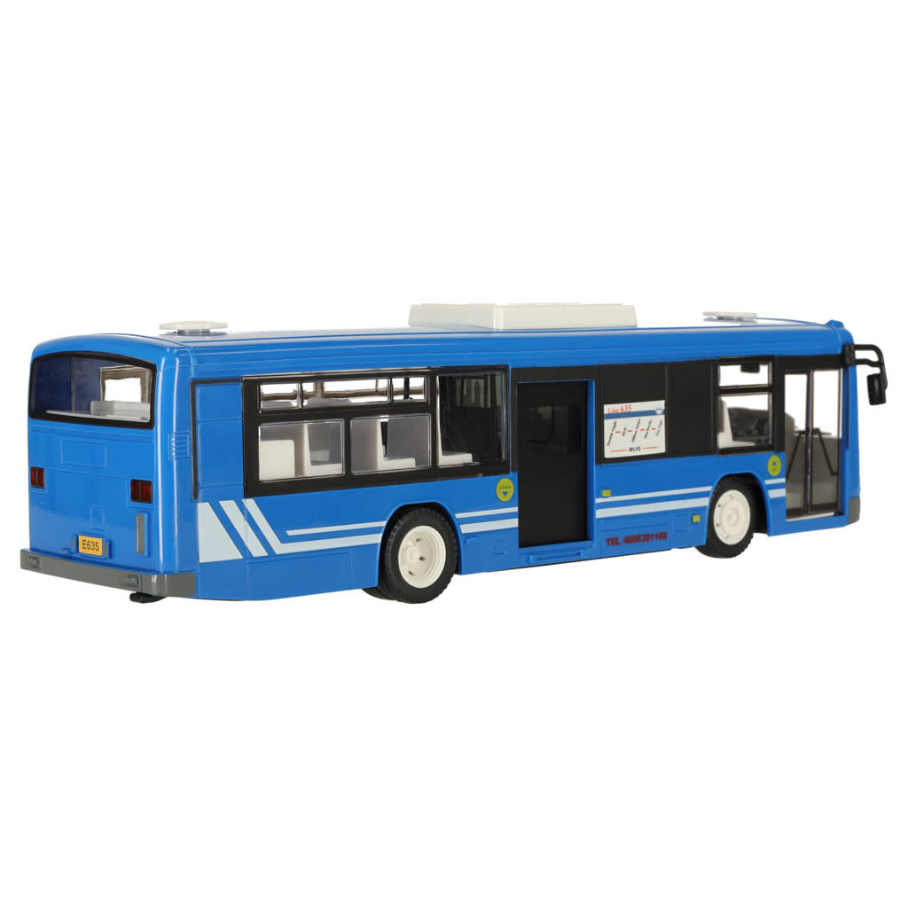 Kaug juhitav RC-buss avatavate ustega, sinine