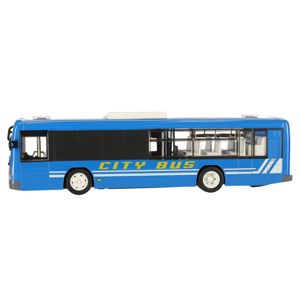 Kaug juhitav RC-buss avatavate ustega, sinine