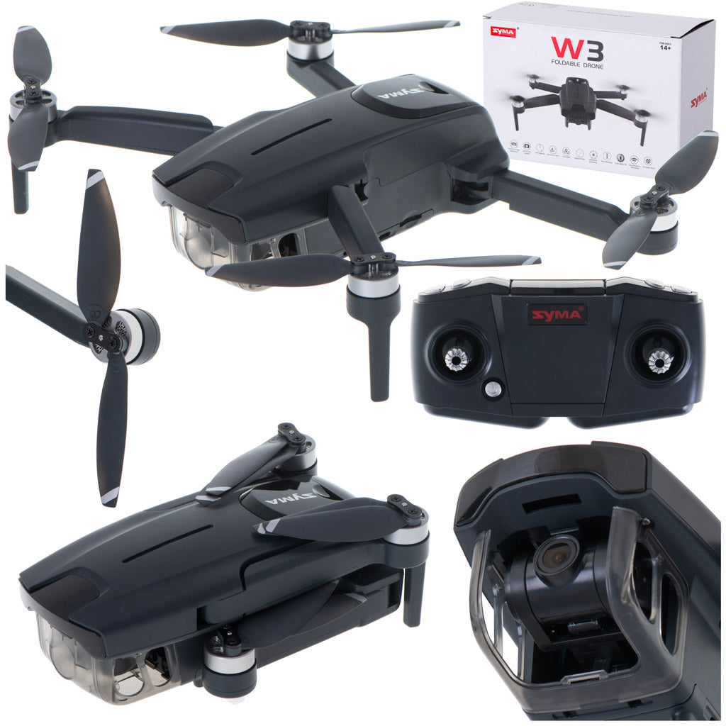 "Syma W3" 2.4GHz 5G wifi kaugjuhitav droon EIS 4K kaameraga