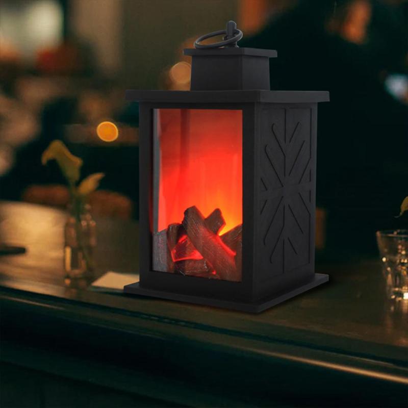 LED Žibintas su liepsnos imitacija