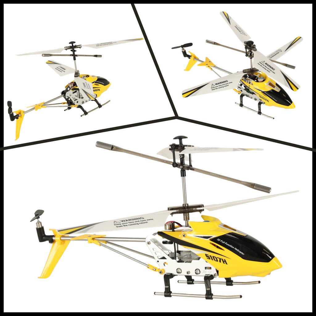 Радиоуправляемый вертолет SYMA S107H 2.4GHz RTF, желтый