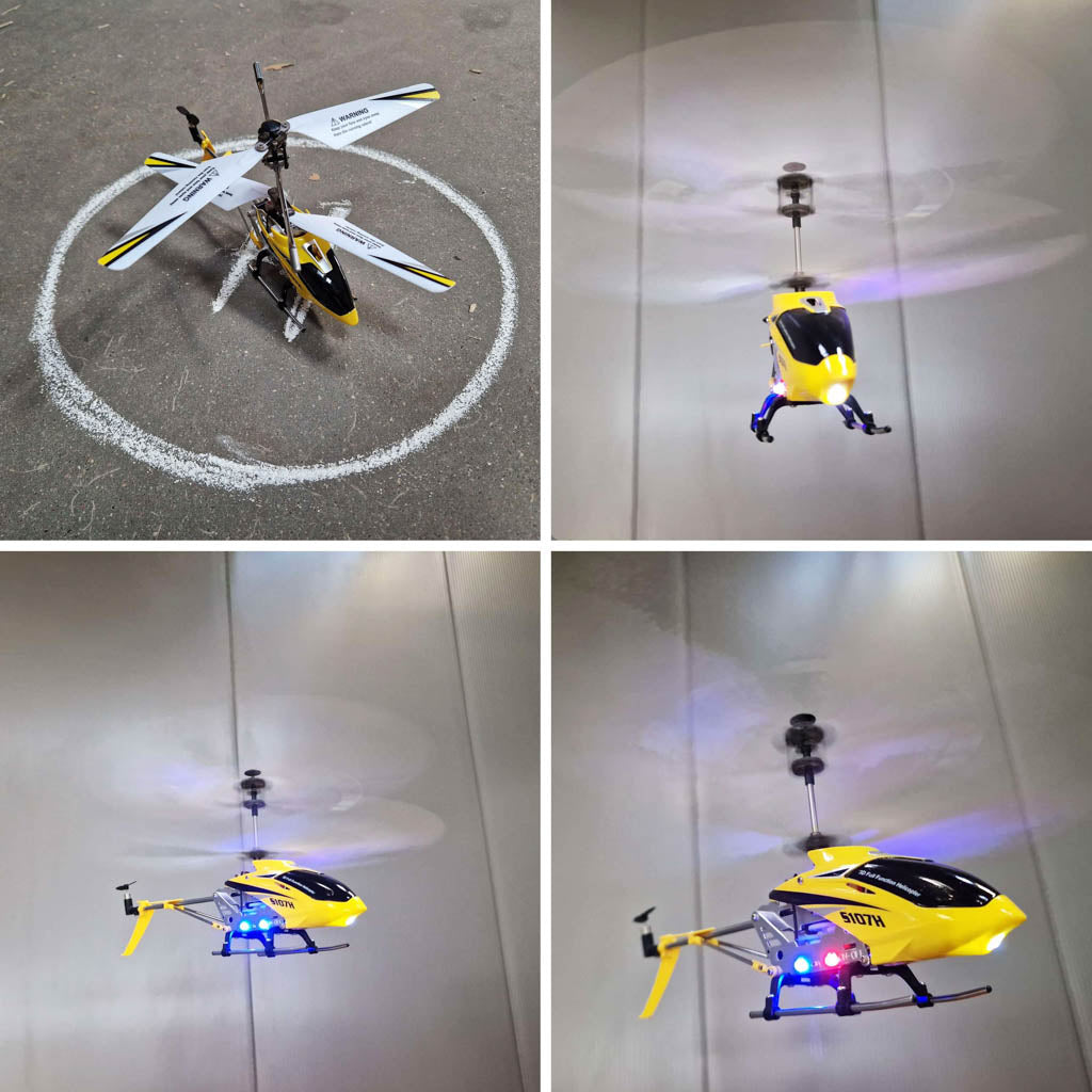 Радиоуправляемый вертолет SYMA S107H 2.4GHz RTF, желтый