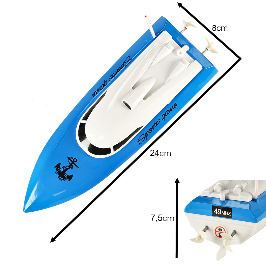 RC-paat 4CH mini CP802 sinine