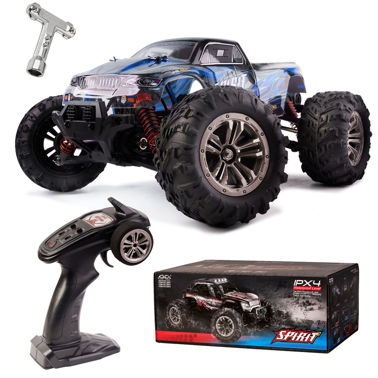 RC-auto Q901 harjadeta 1:16 2.4G 4CH 52km/h sinine