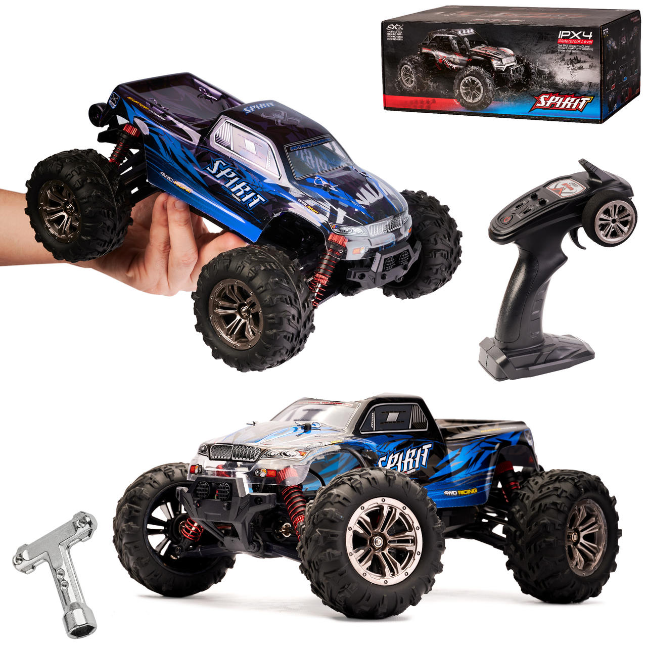 RC-auto Q901 harjadeta 1:16 2.4G 4CH 52km/h sinine