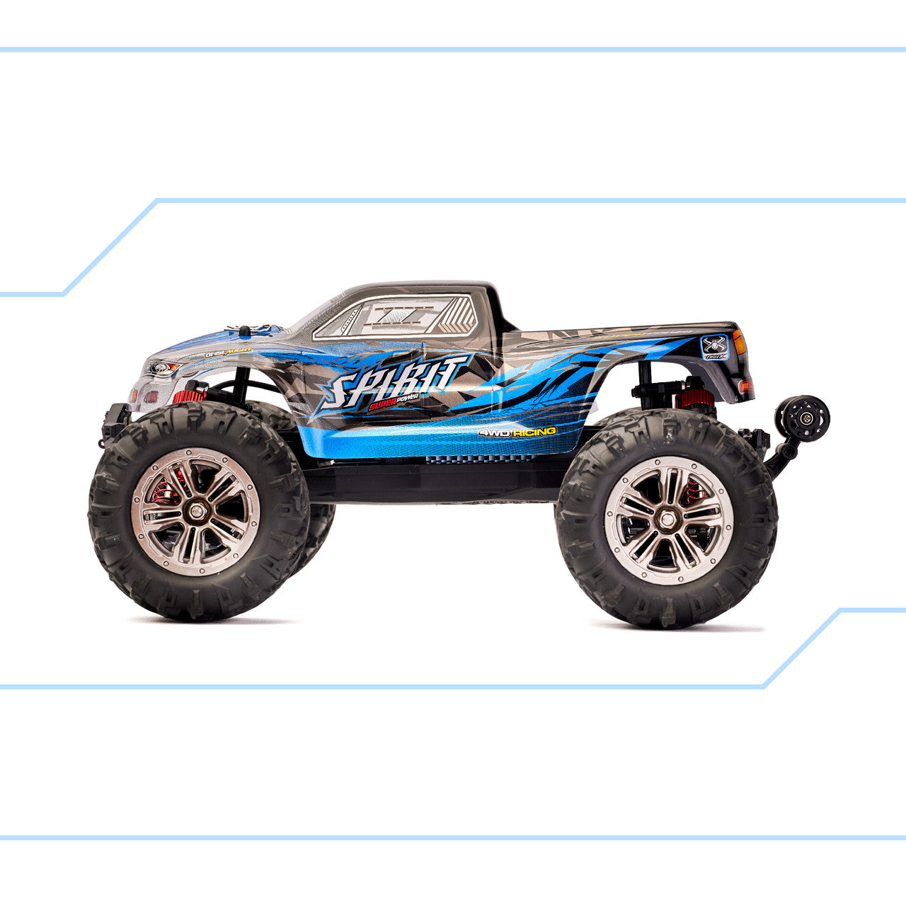 RC-auto Q901 harjadeta 1:16 2.4G 4CH 52km/h sinine