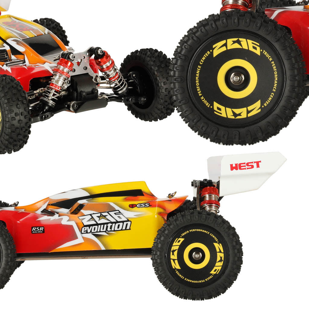 Kaugjuhitav auto RC WLToys 144010 Speed Racing 1:14 harjadeta mootor 75km/h