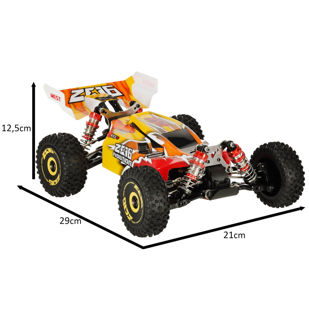 Kaugjuhitav auto RC WLToys 144010 Speed Racing 1:14 harjadeta mootor 75km/h