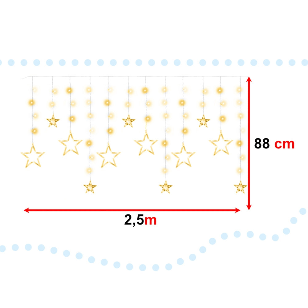 LED girlianda "Stars"