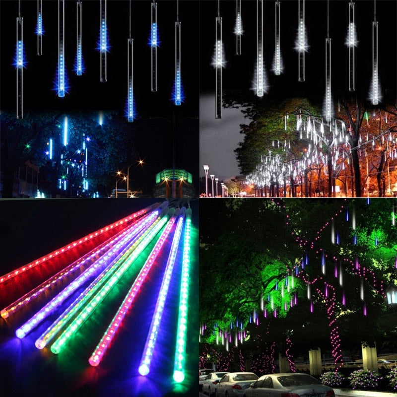 LED-lemputės-meteorų-lietus